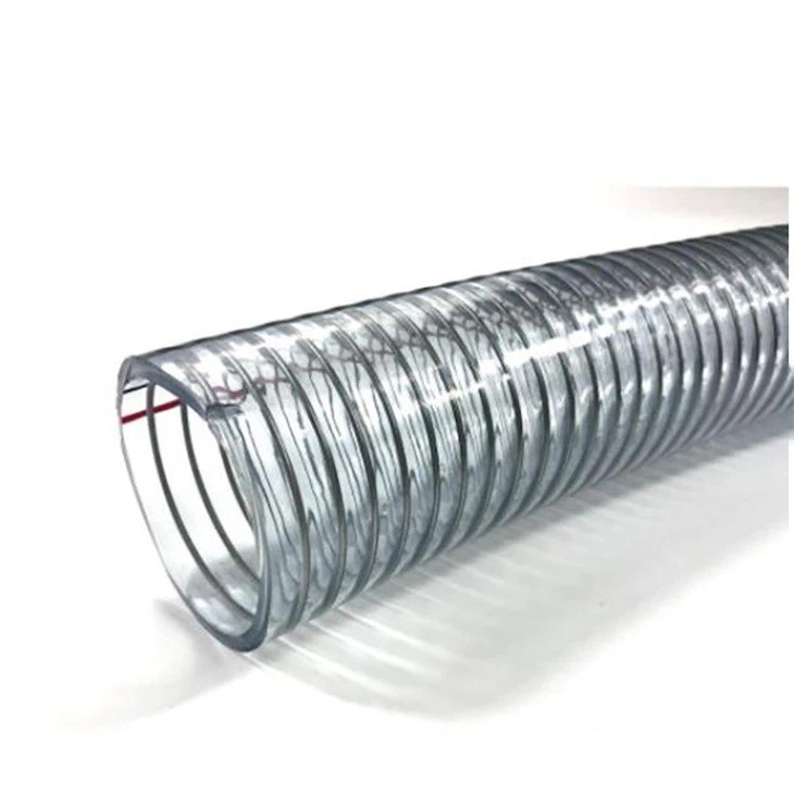 clear hose with reinforced wire-3