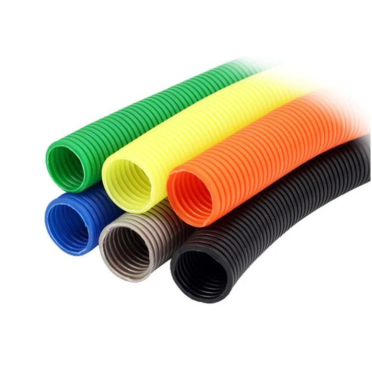 PVC 블랙 플렉시블 케이블 파이프
